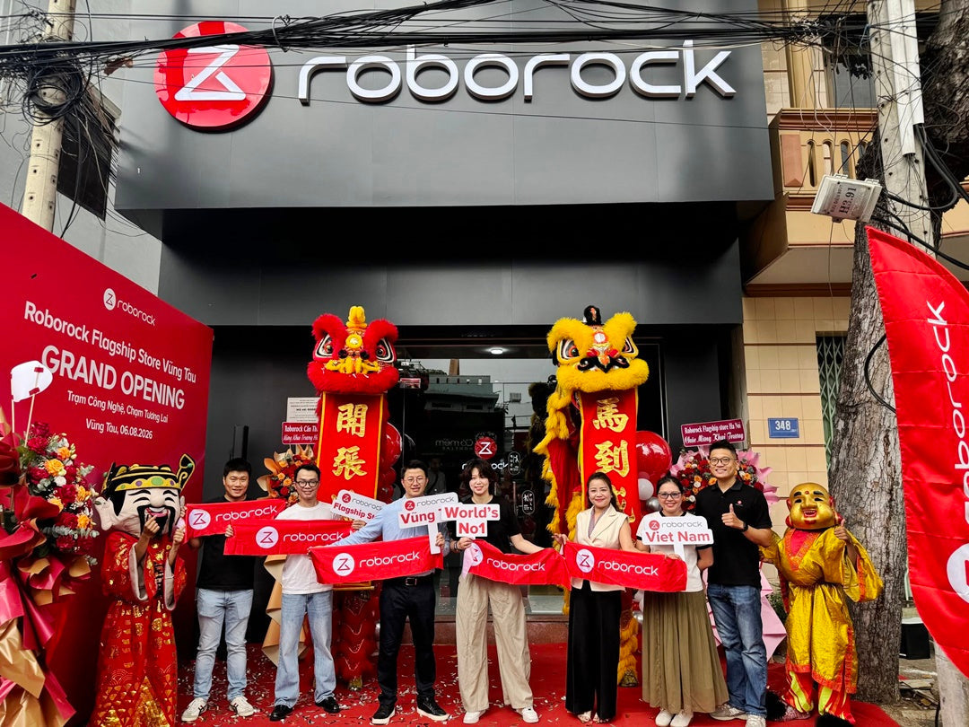 Khai trương Roborock Flagship Store Vũng Tàu: Trải nghiệm robot và máy hút bụi thông minh chính hãng