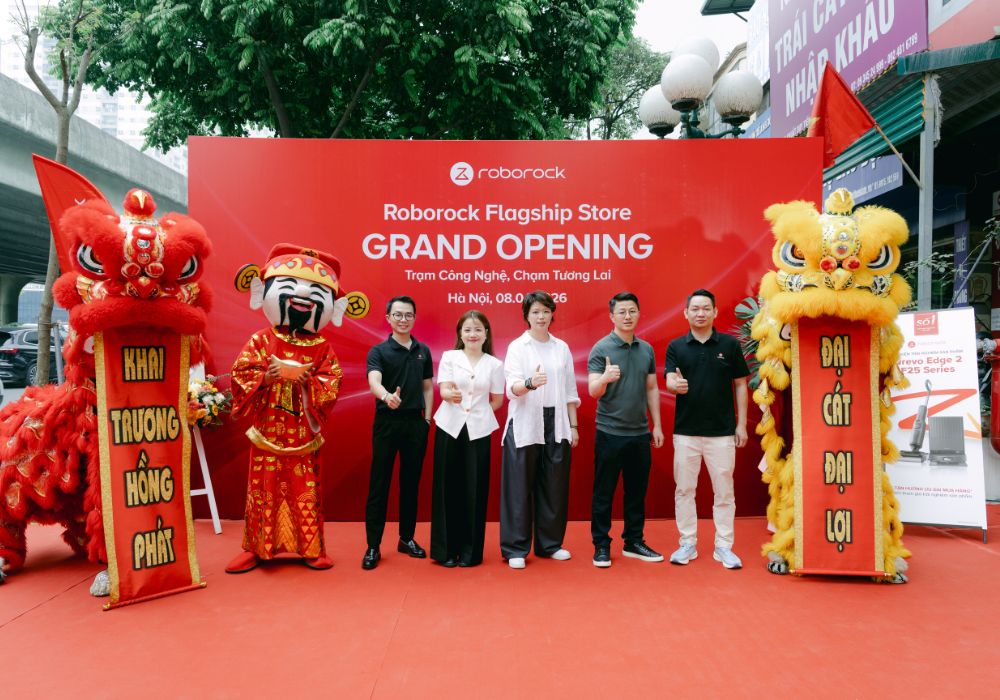 Roborock ra mắt cửa hàng Flagship đầu tiên tại Hà Nội